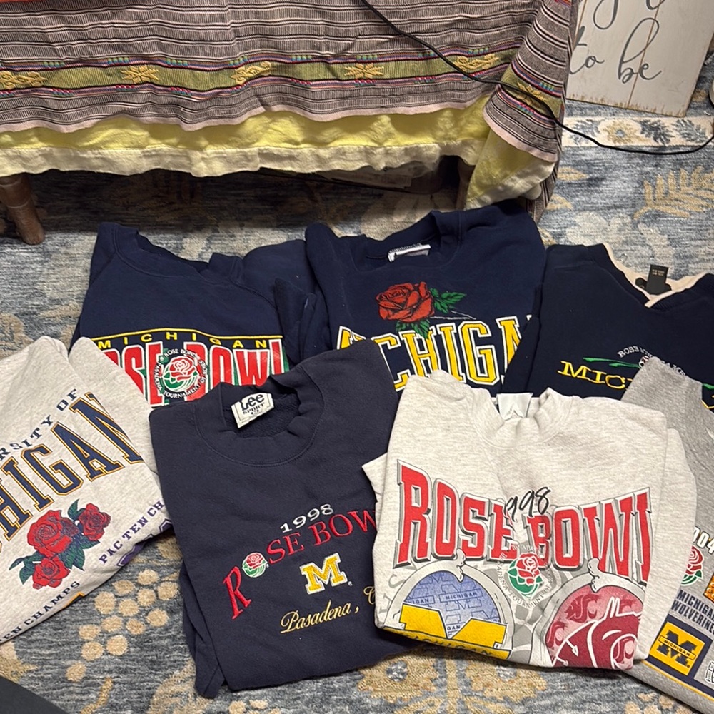 Michigan Rose Bowl Sweatshirts